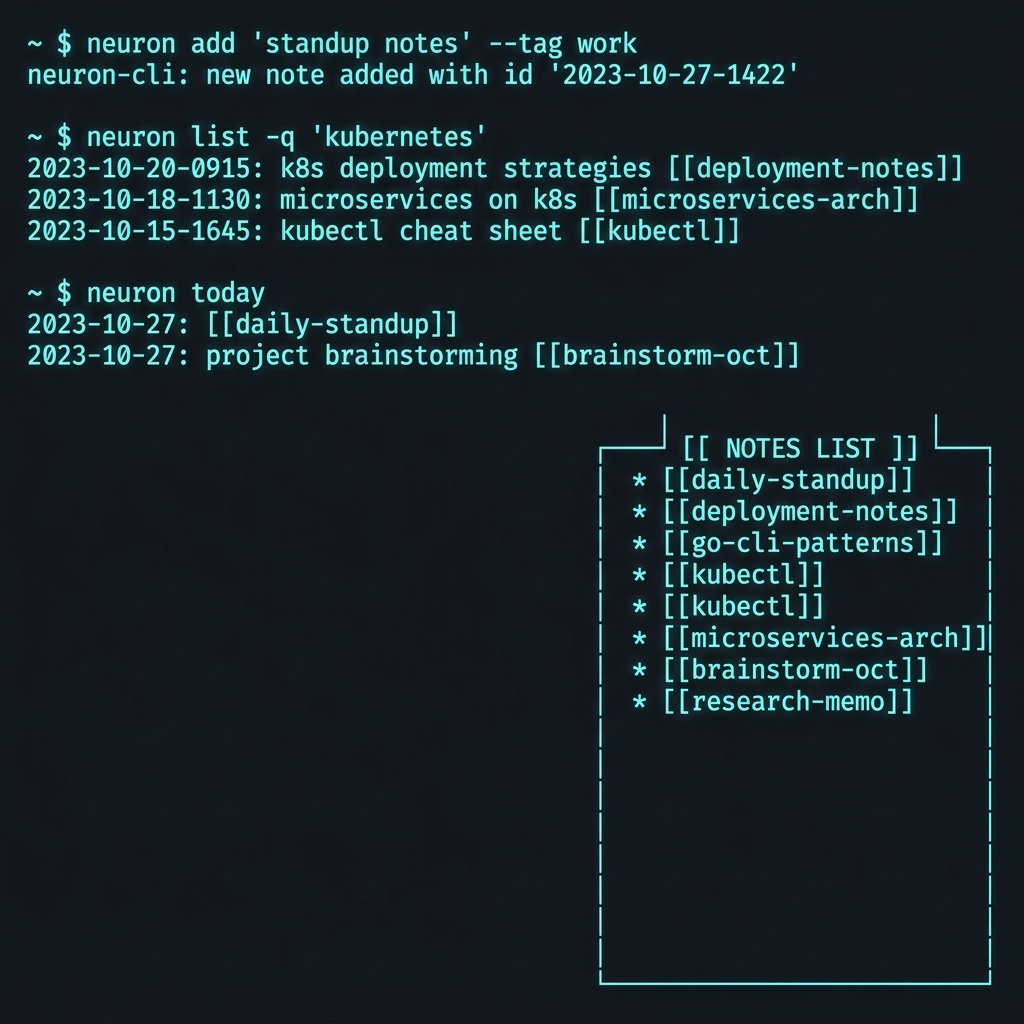 Interfaz de terminal de neuron-cli